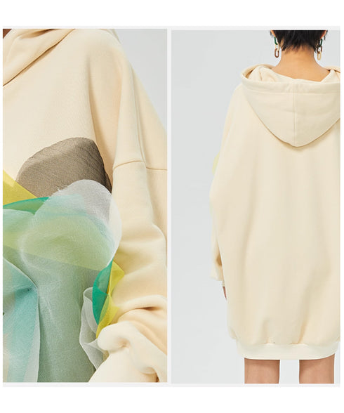 Organza Bloom Hoodie