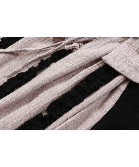 Gathered Hood Panel Dress