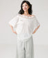 Lace Blossom Shoulder Tee