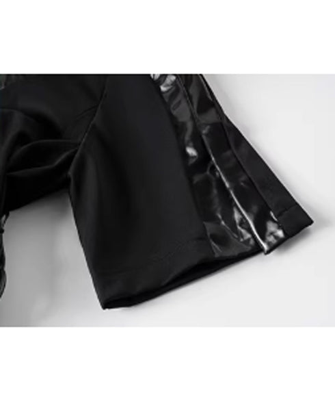 Gloss Panel Strap Dress