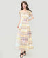 Ribbon Mosaic Dress
