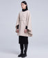 Drape Cape Belted Coat