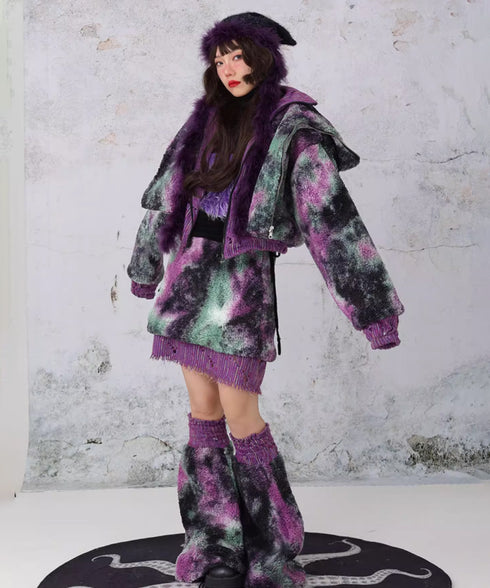 Layered Camouflage Skirt