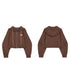 Mocha Crop Hoodie