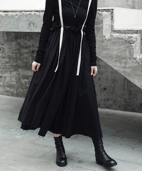 Cutting Suspender Skirt