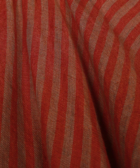 Red Stripe Balloon Skirt