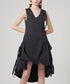 Side Tie Drape Dress