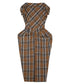 Plaid Fold Line Dress
