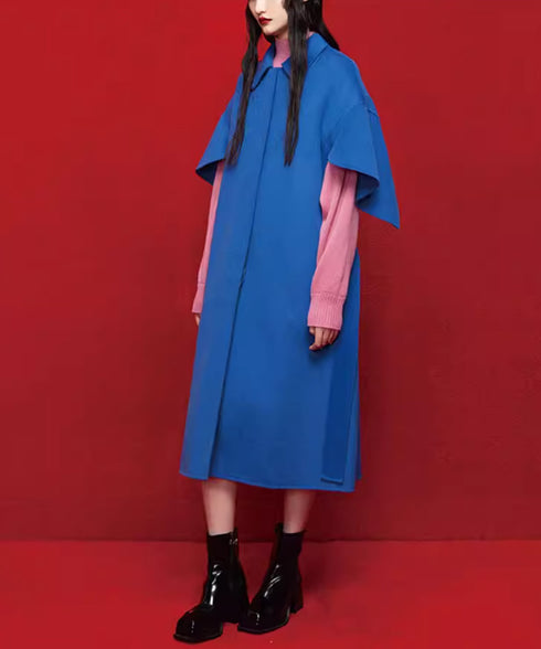 Ribbon Patchwork Faux Leather Jacket