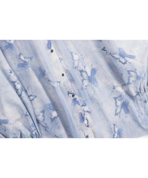 See-through Layered Blouse