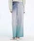 Gradient Fade Wide Denim