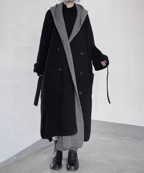 Double Face Knit Overcoat