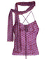 Slip Dot Gather Top