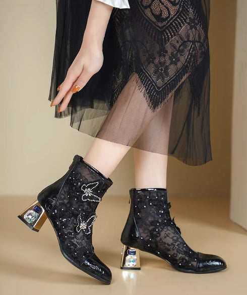 Butterfly Lace Boots