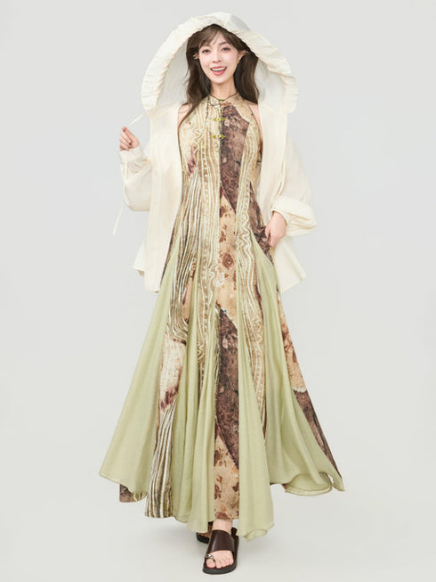 Botanical Veil Dress