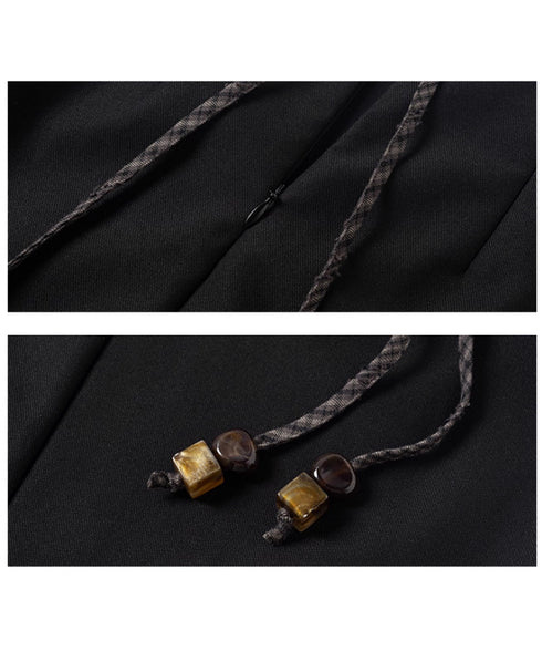 Braided Belt Straight Skirt