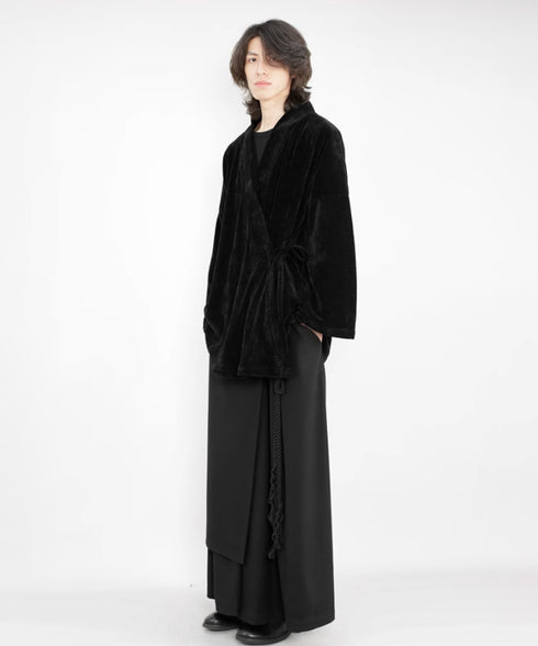 Layered Irregular Wide Pants