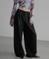 Front Tucked Wide Pants