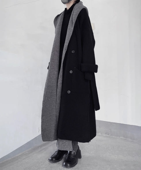 Double Face Knit Overcoat