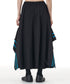 Tape Line Draped Volume Skirt
