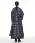 Dot Jacquard Long Coat