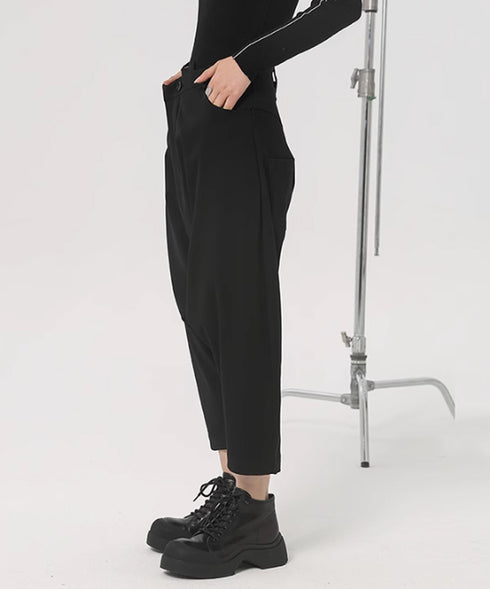 Cropped Harem Pants