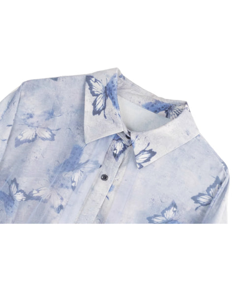 See-through Layered Blouse