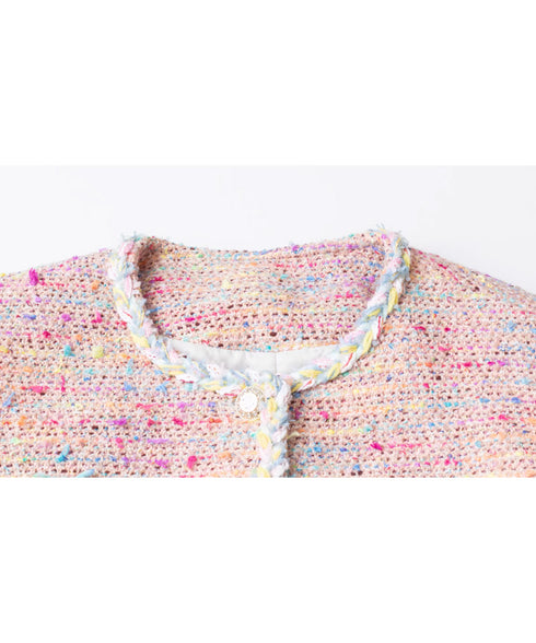 Check Draped Layer Skirt