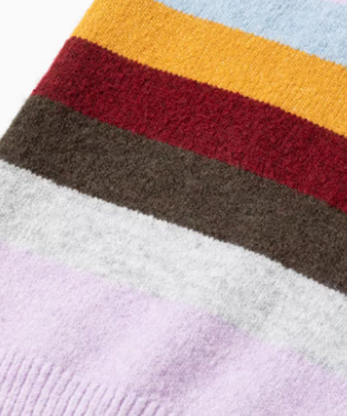 Multi Border Soft Knit Top