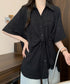 Drape Knot Blouse