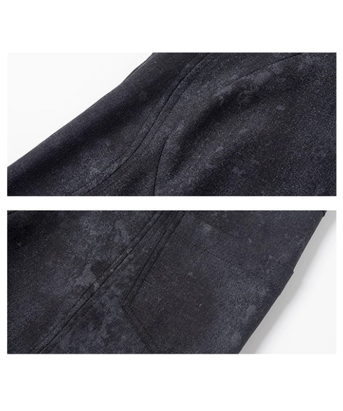 Marbled Wide Cargo Pants