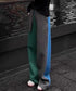 Contrast Color Straight Pants