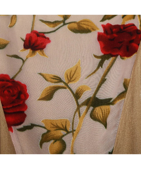 Flower Layered Tassel Skirt