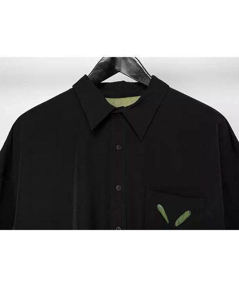 Oval Hollow Design Shirt