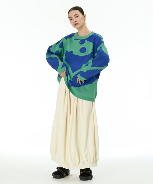 Abstract Pattern Sweater