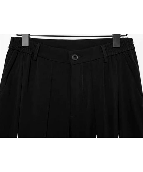 Two-tone Cropped Pants