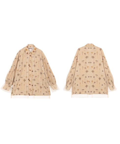 See-through Layered Blouse