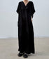 Cascade Drape Long Dress