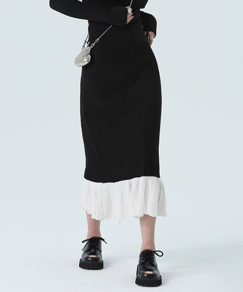 Contrast Slimming Knit Series