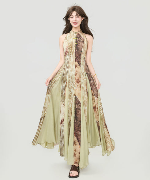 Botanical Veil Dress
