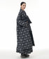 Dot Jacquard Long Coat