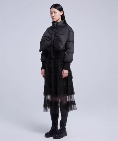 Bow Puff Down Jacket