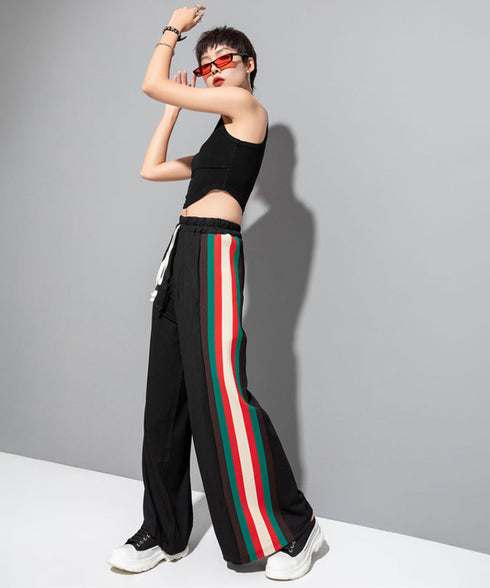 Side Stripe Casual Pants