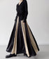 Glossy Block Maxi Skirt