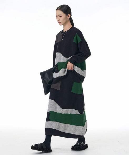 Abstract Block Knit Series