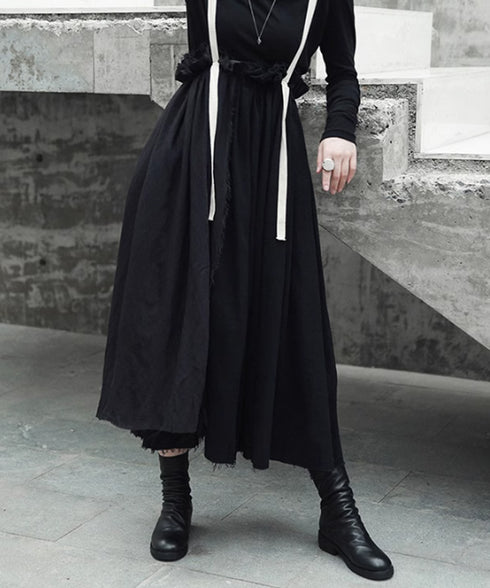 Cutting Suspender Skirt