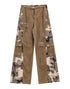 Camouflage Docking Wide Cargo Pants