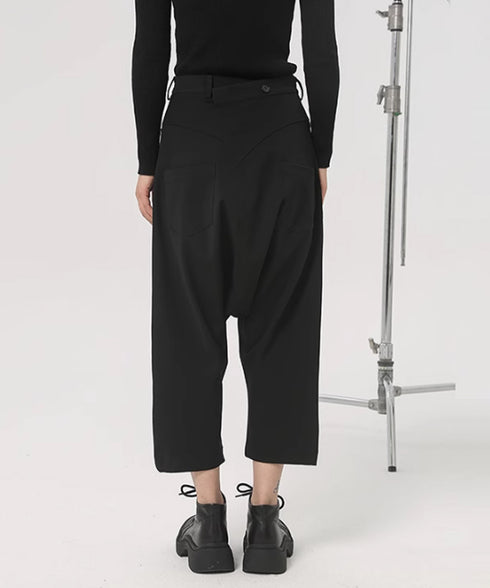 Cropped Harem Pants