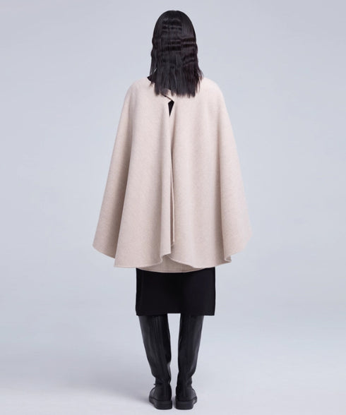 Drape Cape Belted Coat