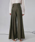 High Waist Pleated Wide Pants